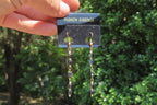 Polished Pair of Long Silver Hematite Bead Earrings - sold per Pair - From Southern Africa - Toprock Gemstones and Minerals 
