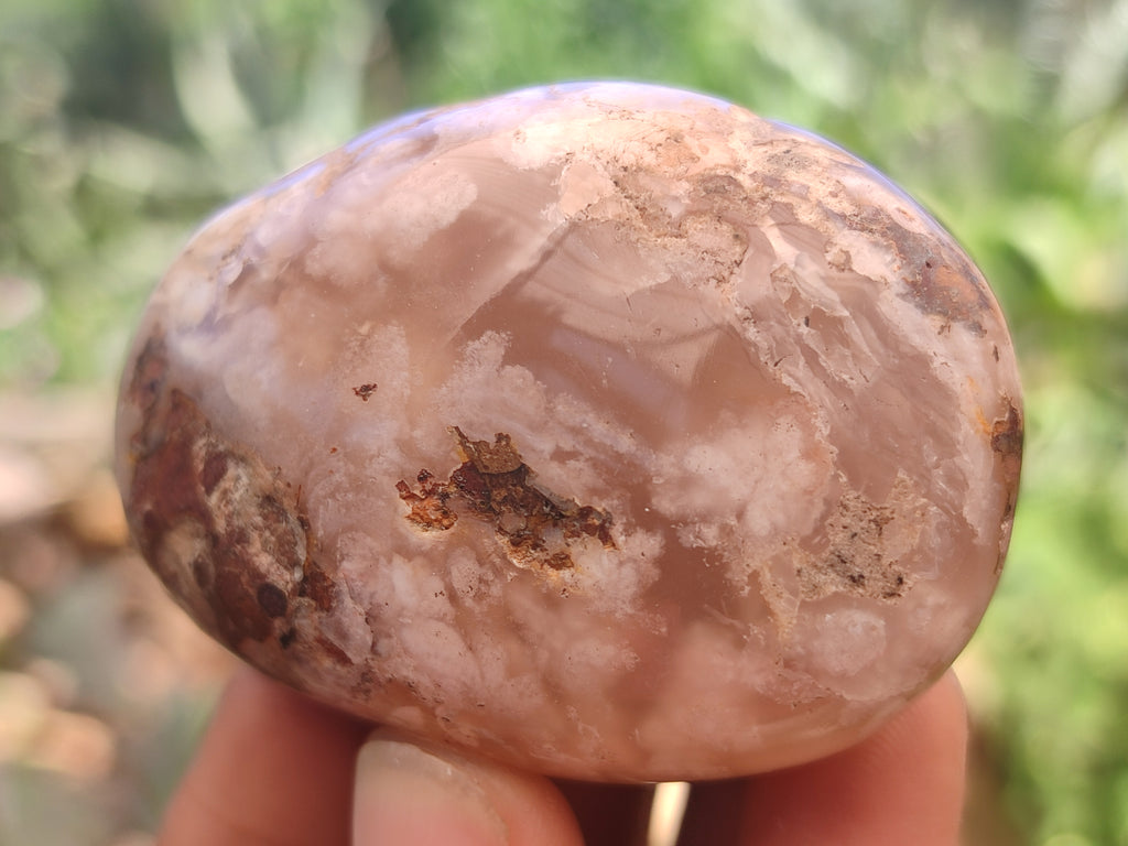 Polished Flower Agate Free Forms x 9 From Antsahalova, Madagascar - Toprock Gemstones and Minerals 