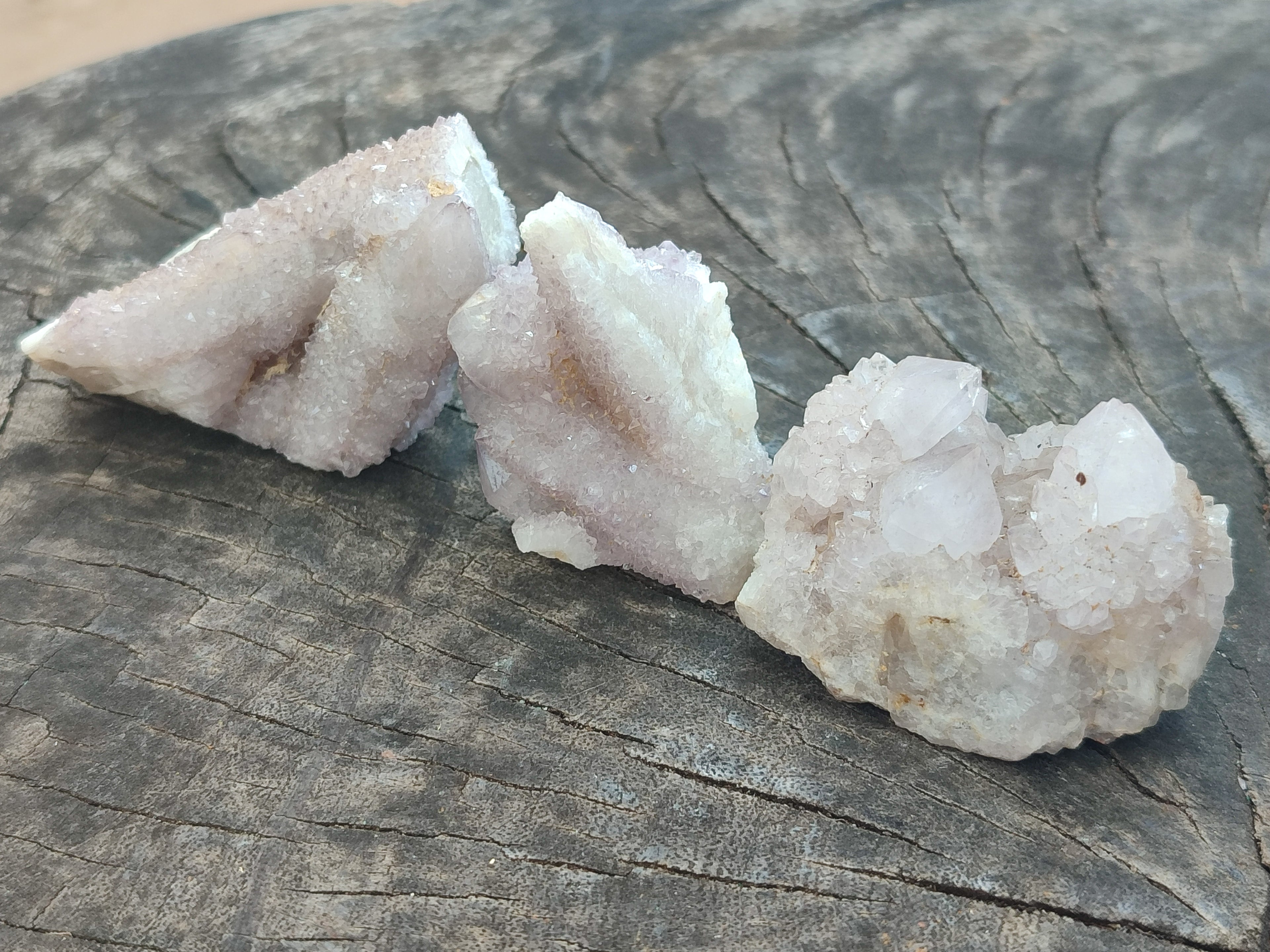 Natural Spirit Quartz Clusters x 20 From Boekenhouthoek, South Africa - Toprock Gemstones and Minerals 