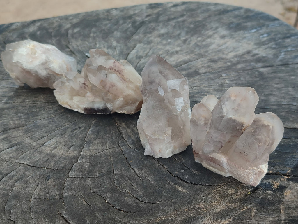 Natural Red Hematoid Quartz Clusters x 12 From Karoi, Zimbabwe - Toprock Gemstones and Minerals 