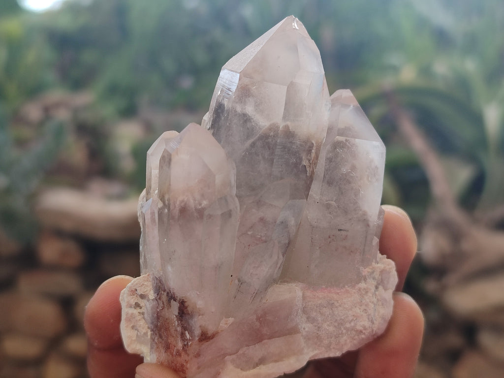 Natural Red Hematoid Quartz Clusters x 12 From Karoi, Zimbabwe - Toprock Gemstones and Minerals 