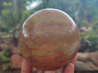 Polished Green Opal Spheres x 2 From Antsirabe, Madagascar - Toprock Gemstones and Minerals 