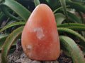 Polished Orange Twist Calcite Standing Free Form x 1 From Maevantanana, Madagascar - Toprock Gemstones and Minerals 