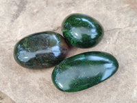 Polished Ruby Corundum In Chrome Verdite Free Forms x 12 From Zimbabwe - Toprock Gemstones and Minerals 