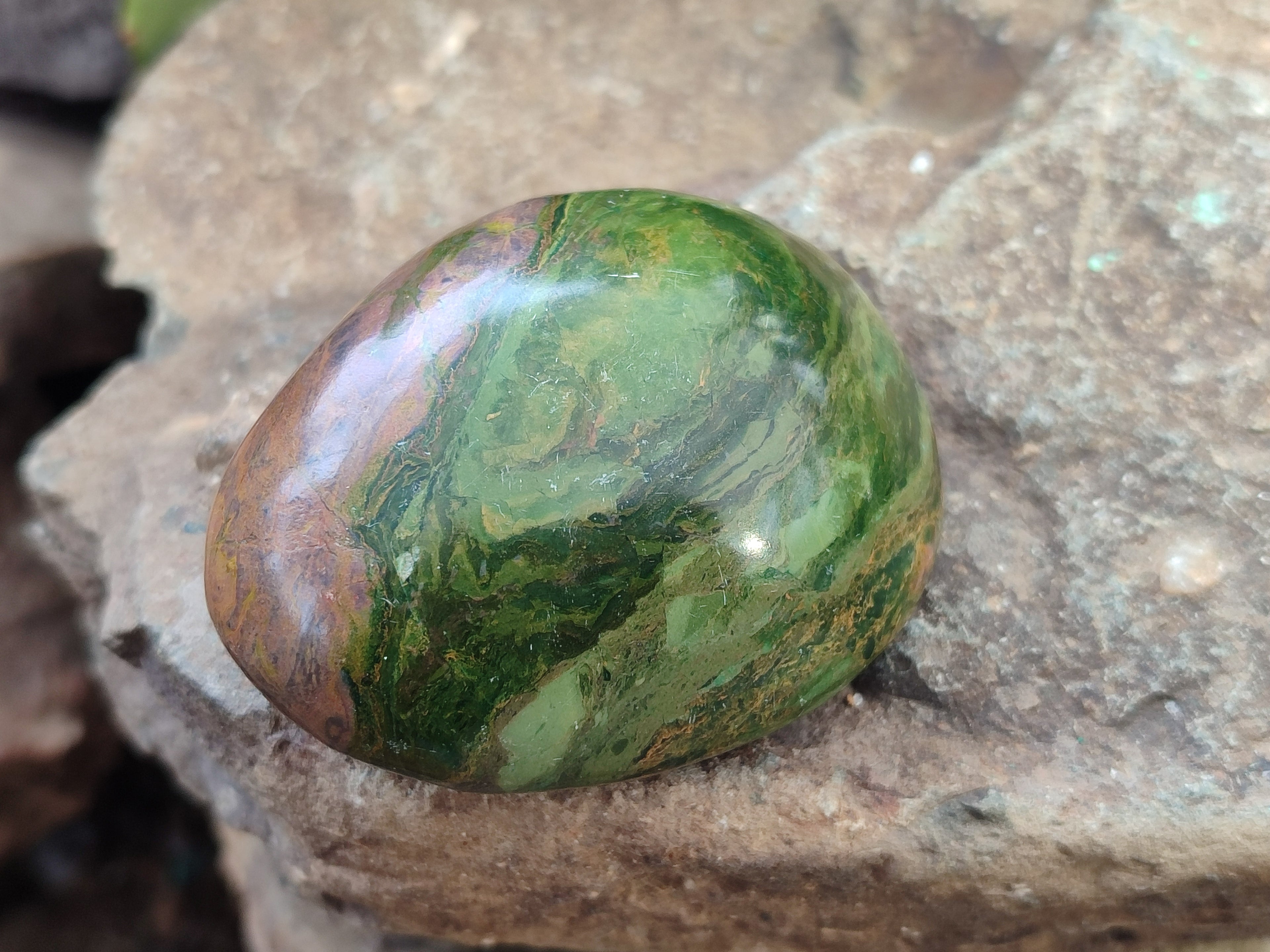 Polished Ruby Corundum In Chrome Verdite Free Forms x 12 From Zimbabwe - Toprock Gemstones and Minerals 