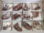 Natural Red Hematoid Quartz Crystals x 12 From Karoi, Zimbabwe - Toprock Gemstones and Minerals 