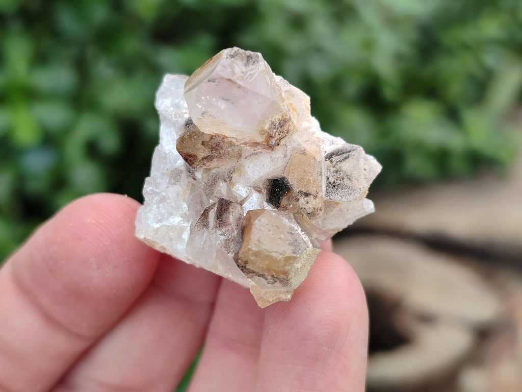 Natural Limonite Quartz Clusters x 70 From Solwezi, Zambia - Toprock Gemstones and Minerals 