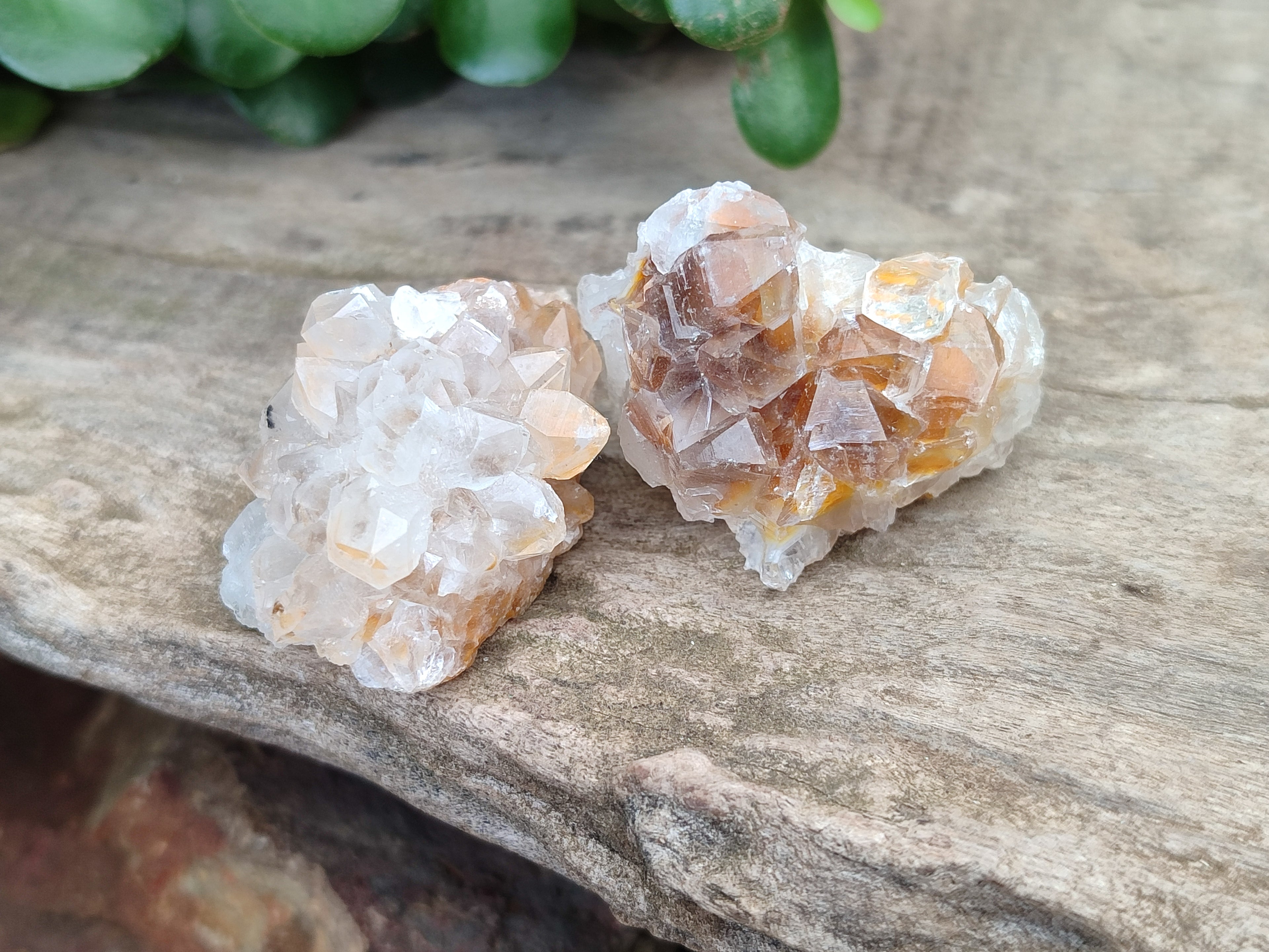 Natural Limonite Quartz Clusters x 70 From Solwezi, Zambia - Toprock Gemstones and Minerals 