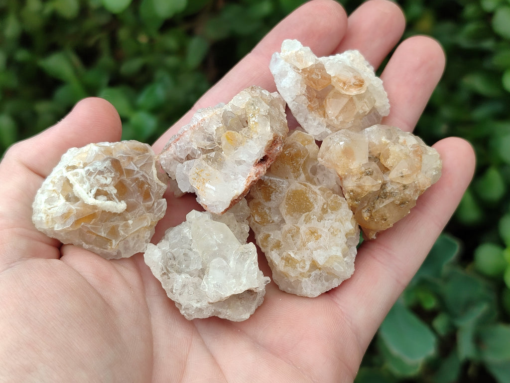 Natural Limonite Quartz Clusters x 70 From Solwezi, Zambia - Toprock Gemstones and Minerals 