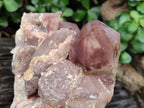 Natural Red Hematoid Quartz Clusters x 2 From Karoi, Zimbabwe - Toprock Gemstones and Minerals 