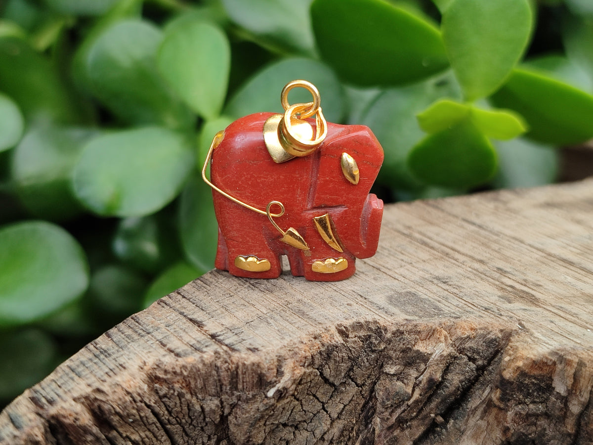 Hand Made Mixed Elephant Stone Pendants x 17 From Southern Africa - Toprock Gemstones and Minerals 