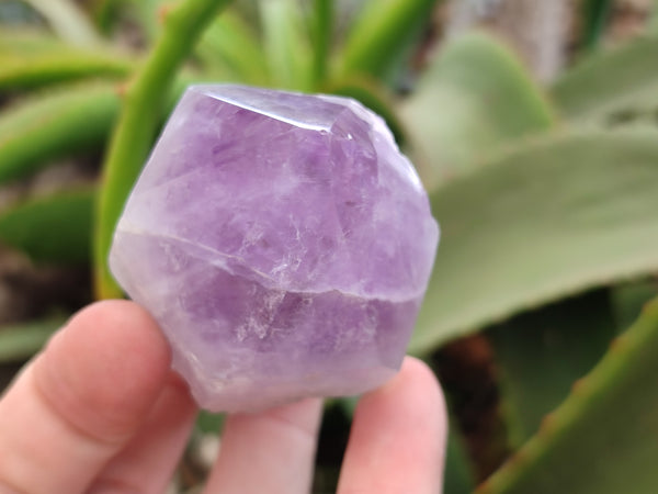Polished Jacaranda Amethyst Quartz Crystals x 6 from Mumbwa, Zambia - Toprock Gemstones and Minerals 