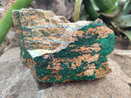 Natural Botryoidal Malachite Specimens x 2 From Congo - Toprock Gemstones and Minerals 