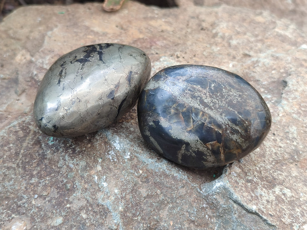 Polished Pharaoh Stone Free Forms x 12 From Zimbabwe - Toprock Gemstones and Minerals 