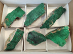 Natural Botryoidal Malachite Specimens x 6 From Congo - Toprock Gemstones and Minerals 