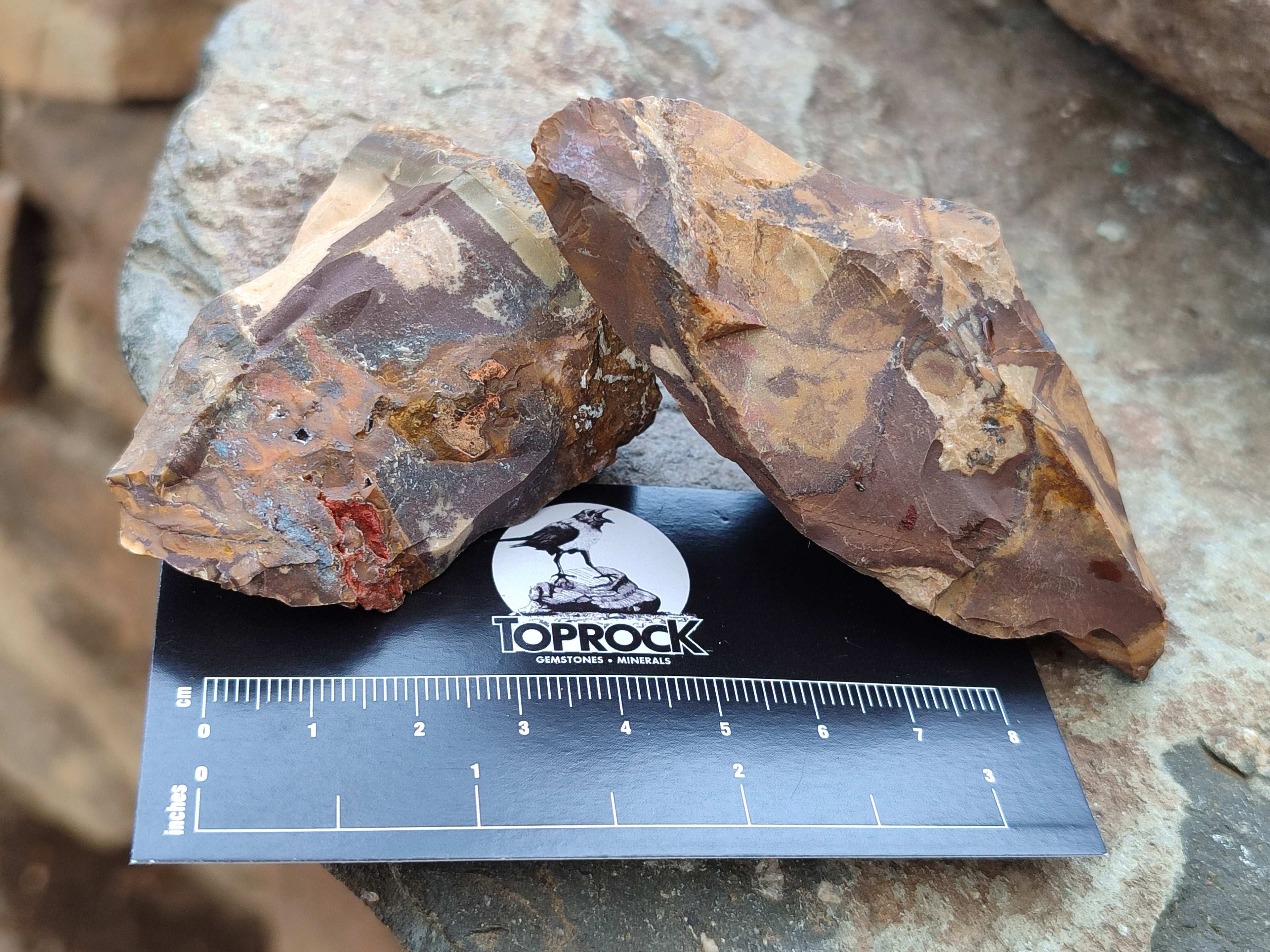 Natural Nguni Jasper Cobbed Specimens x 24 From Prieska, South Africa - Toprock Gemstones and Minerals 