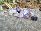 Polished Smokey Amethyst Window Quartz Crystals x 20 From Akansobe, Madagascar - Toprock Gemstones and Minerals 