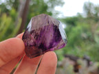 Polished Smokey Amethyst Window Quartz Crystals x 20 From Akansobe, Madagascar - Toprock Gemstones and Minerals 