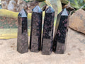 Polished Iolite Points x 4 From Ambatofinandrahana, Madagascar - Toprock Gemstones and Minerals 