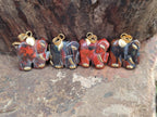 Hand Made Jasper Elephant Pendants x 6 From South Africa - Toprock Gemstones and Minerals 
