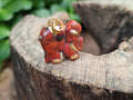 Hand Made Jasper Elephant Pendants x 6 From South Africa - Toprock Gemstones and Minerals 