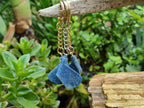Hand Made Dumortierite Iron Golf Club Keyrings - sold per item - From Mozambique - Toprock Gemstones and Minerals 