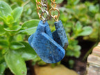 Hand Made Dumortierite Iron Golf Club Keyrings - sold per item - From Mozambique - Toprock Gemstones and Minerals 
