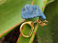 Hand Made Dumortierite Iron Golf Club Keyrings - sold per item - From Mozambique