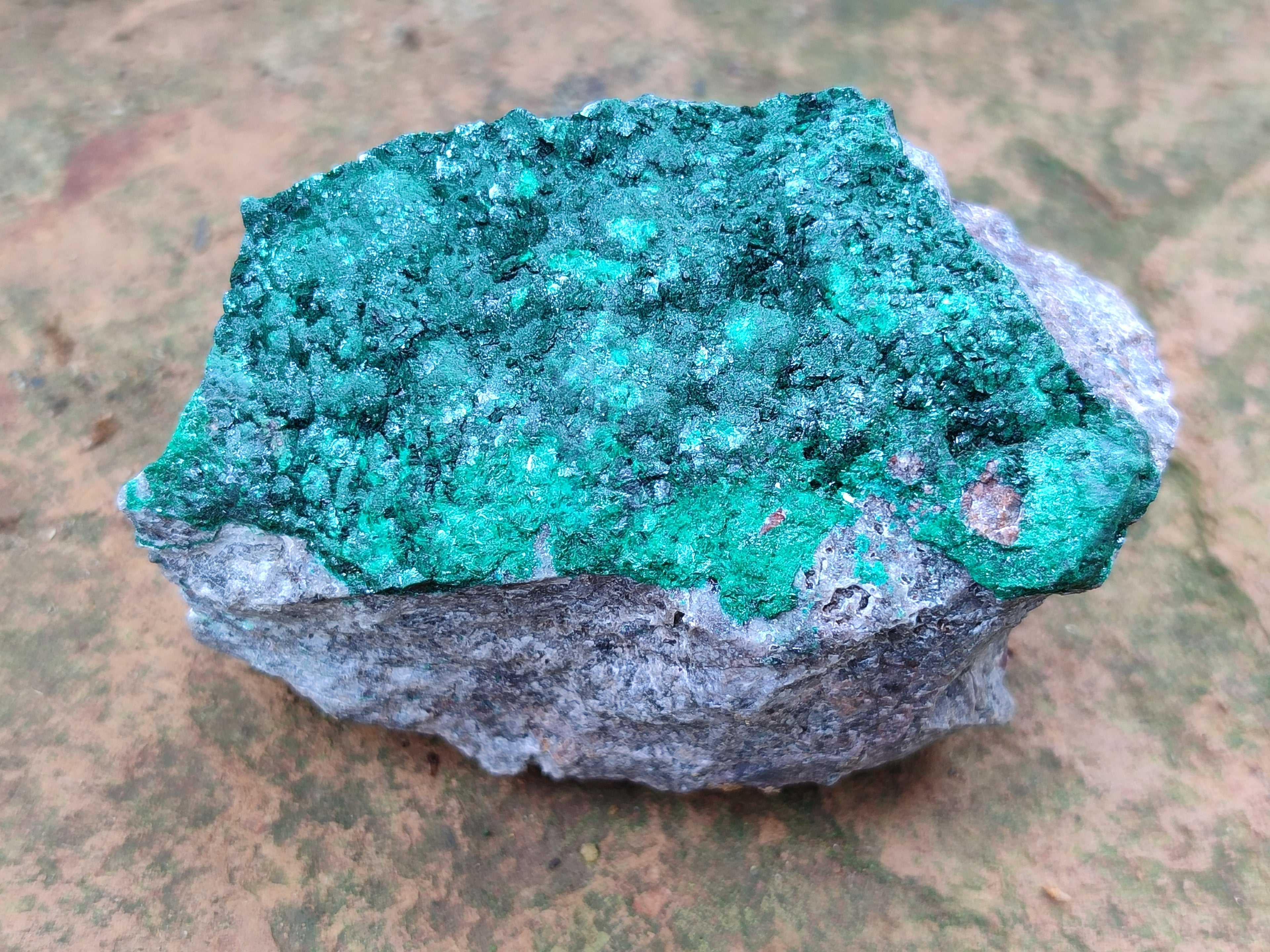 Natural Botryoidal Malachite Specimens x 6 From Congo - Toprock Gemstones and Minerals 