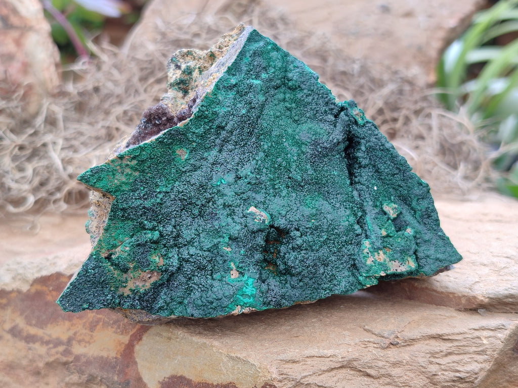 Natural Botryoidal Malachite Specimens x 6 From Congo - Toprock Gemstones and Minerals 