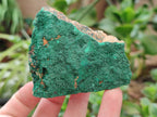 Natural Botryoidal Malachite Specimens x 6 From Congo - Toprock Gemstones and Minerals 