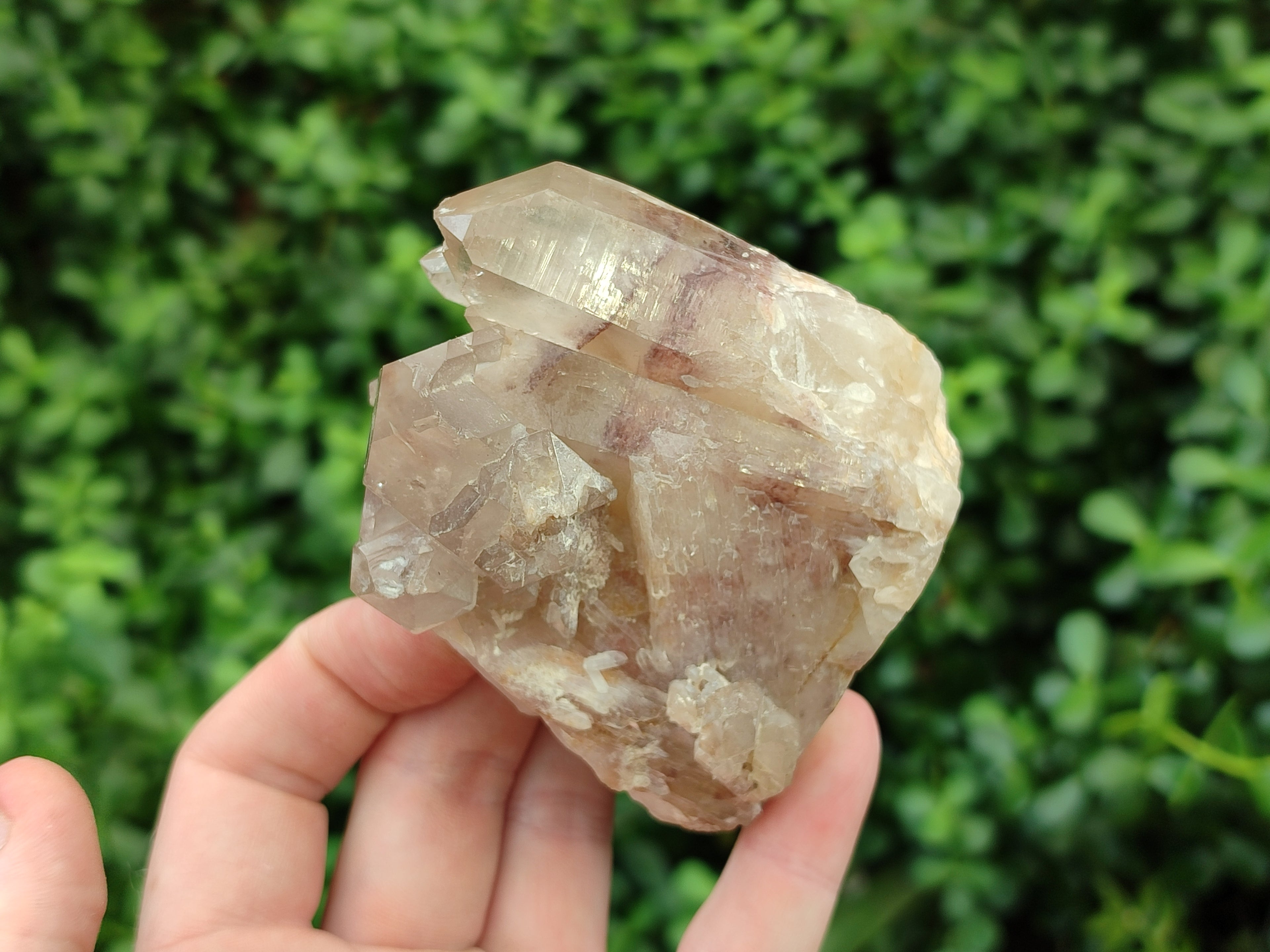 Natural Red Hematoid Quartz Clusters x 3 From Karoi, Zimbabwe - Toprock Gemstones and Minerals 