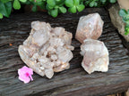 Natural Red Hematoid Quartz Clusters x 3 From Karoi, Zimbabwe - Toprock Gemstones and Minerals 