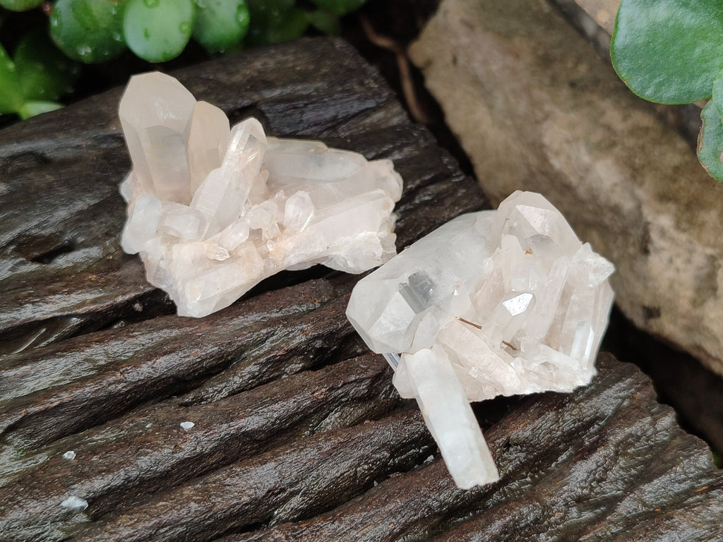 Natural Quartz Clusters x 37 From Madagascar - Toprock Gemstones and Minerals 