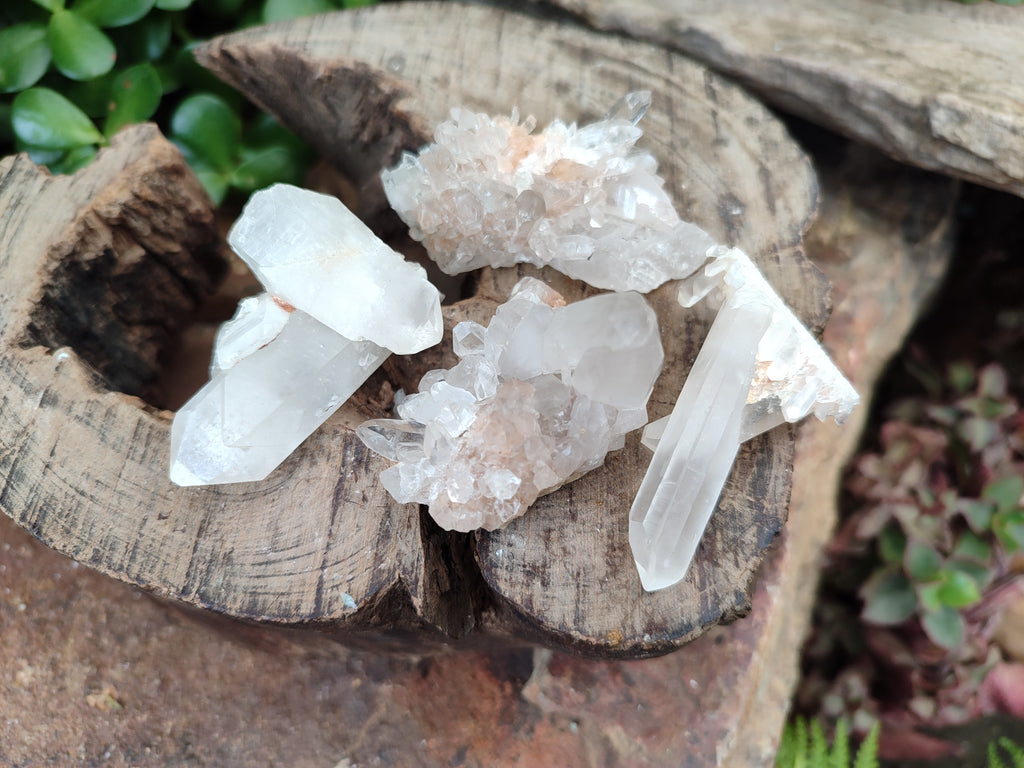 Natural Quartz Clusters x 37 From Madagascar - Toprock Gemstones and Minerals 