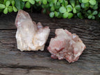 Natural Red Hematoid Quartz Clusters x 2 From Karoi, Zimbabwe - Toprock Gemstones and Minerals 
