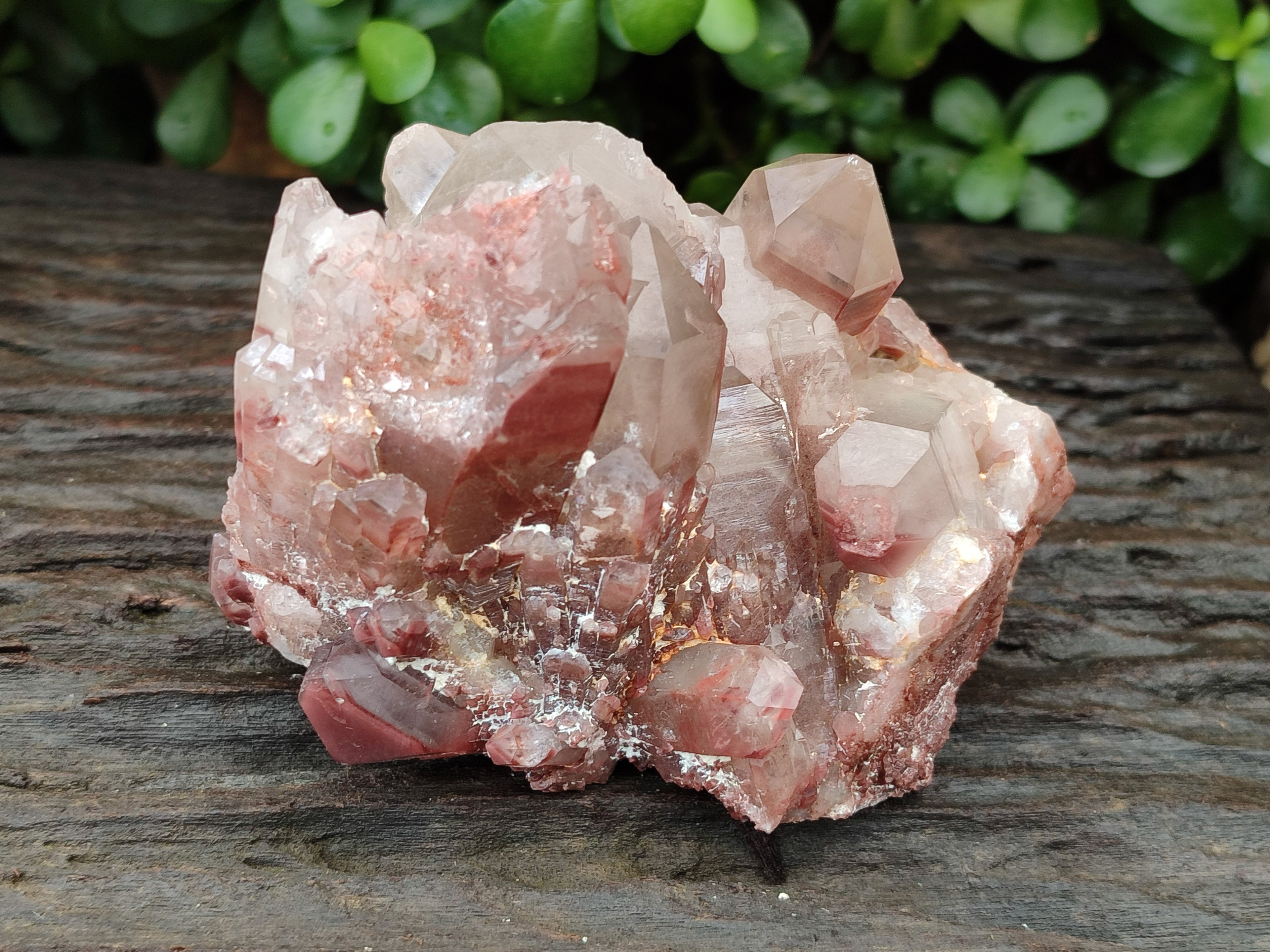 Natural Red Hematoid Quartz Clusters x 2 From Karoi, Zimbabwe - Toprock Gemstones and Minerals 
