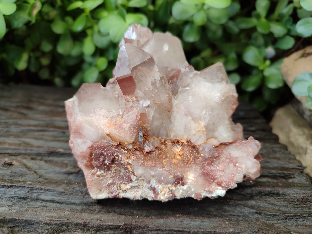 Natural Red Hematoid Quartz Clusters x 2 From Karoi, Zimbabwe - Toprock Gemstones and Minerals 