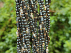 Polished Silver Hematite and Freshwater Pearl Triple Strand Beaded Necklace - Sold Per Item - From China - Toprock Gemstones and Minerals 