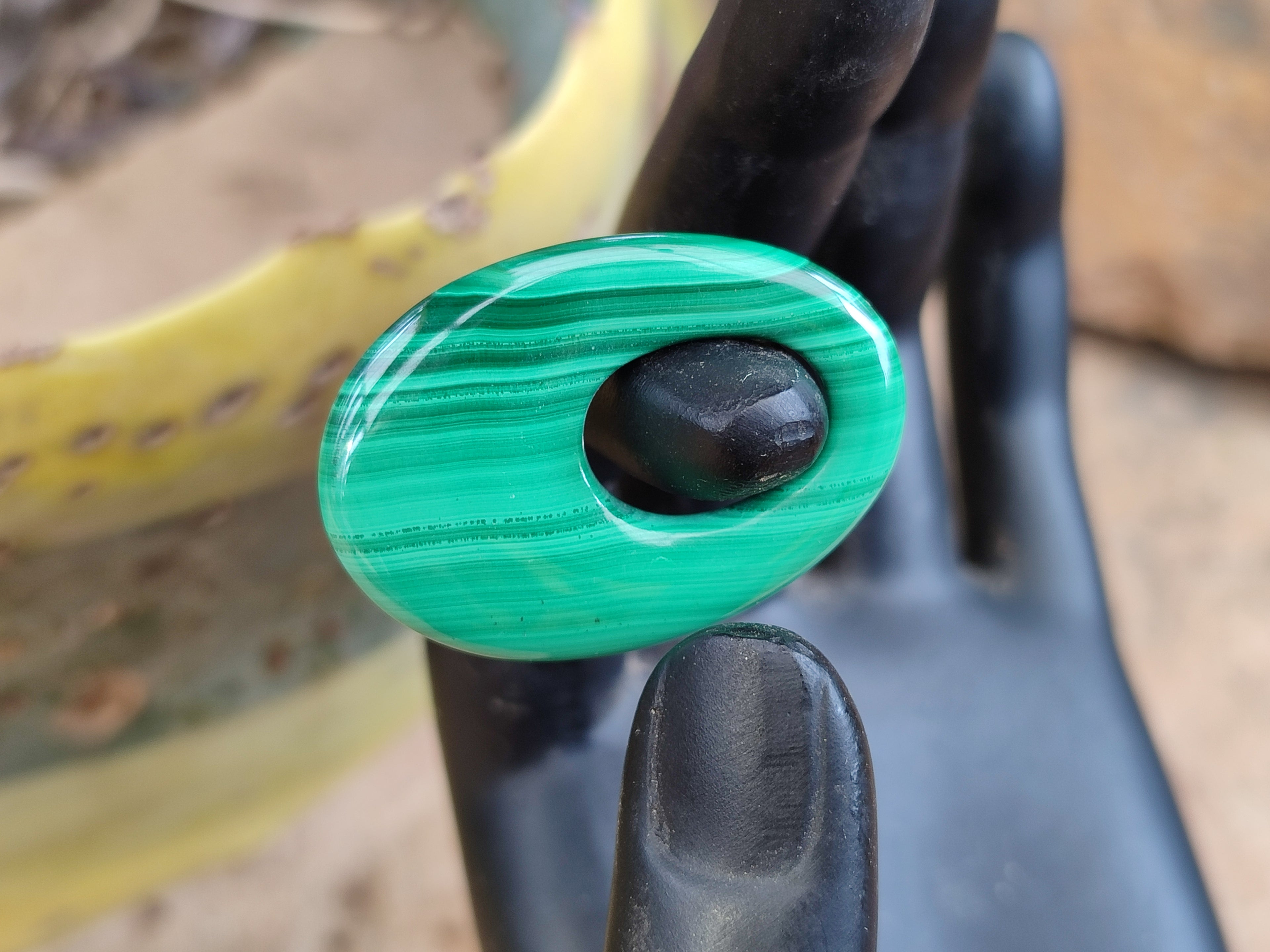 Hand Made Flower Malachite Pendant or Earring Pieces - Sold Per Item - From Congo - Toprock Gemstones and Minerals 