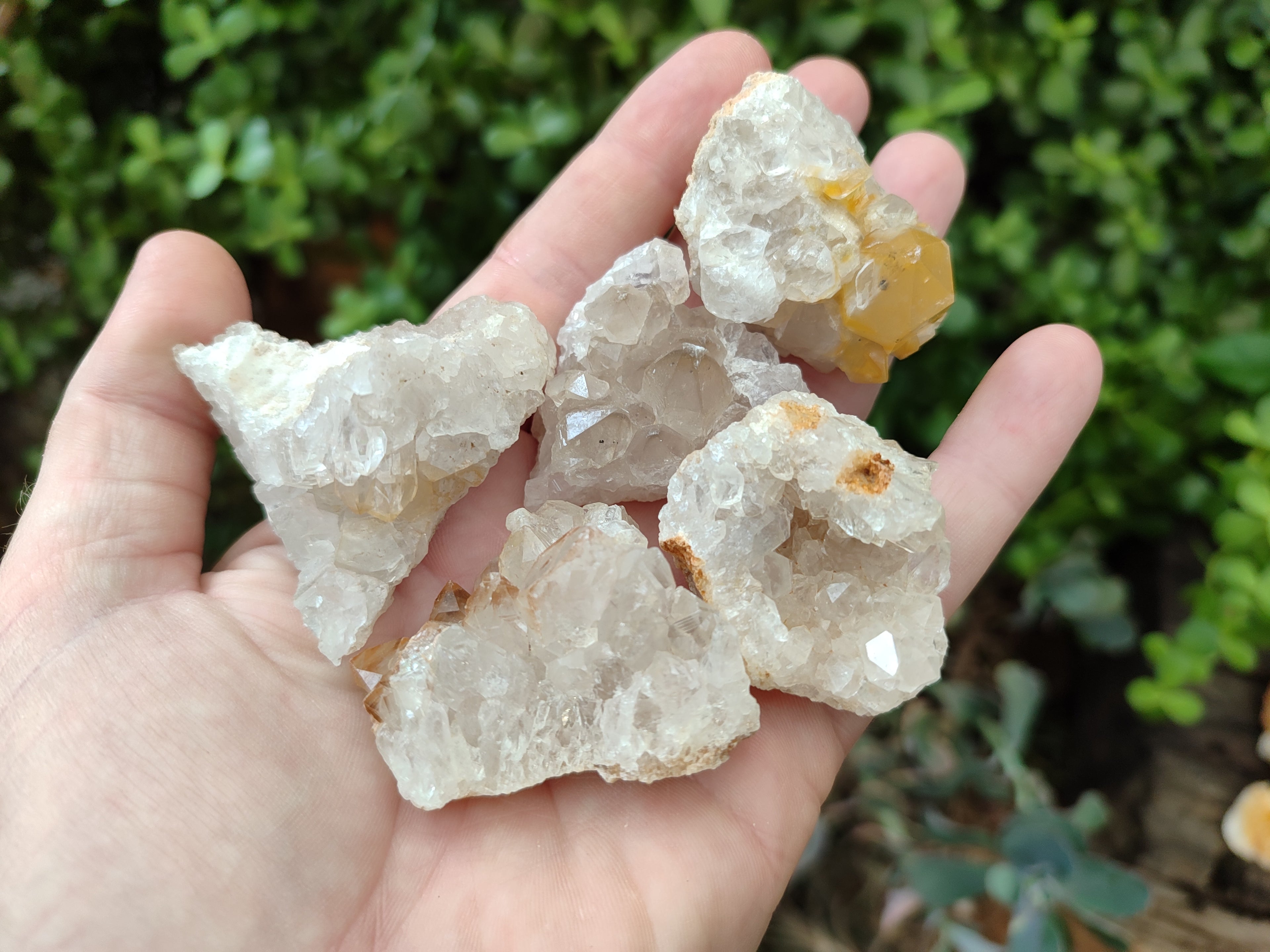 Natural Limonite Quartz Clusters x 35 From Solwezi, Zambia - Toprock Gemstones and Minerals 