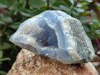 Natural Blue Lace Agate Geode Specimens x 6 From Malawi - Toprock Gemstones and Minerals 