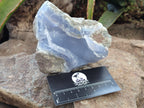 Natural Blue Lace Agate Geode Specimens x 6 From Malawi - Toprock Gemstones and Minerals 