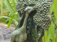 Hand Made Green Verdite Giraffe Carving x 1 From Zimbabwe - Toprock Gemstones and Minerals 