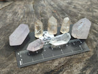 Polished Mixed Inclusion Window Quartz Crystals x 20 From Madagascar - Toprock Gemstones and Minerals 