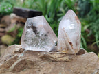 Polished Mixed Inclusion Window Quartz Crystals x 20 From Madagascar - Toprock Gemstones and Minerals 