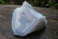 Natural Etched Blue Chalcedony Specimens x 3 From Nsanje, Malawi - Toprock Gemstones and Minerals 