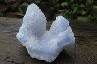Natural Etched Blue Chalcedony Specimens x 3 From Nsanje, Malawi - Toprock Gemstones and Minerals 