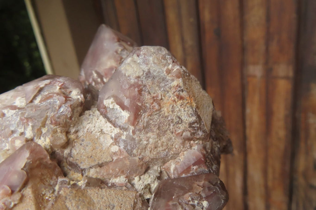 Natural Red Hematoid Quartz Cluster x 1 From Karoi, Zimbabwe - Toprock Gemstones and Minerals 