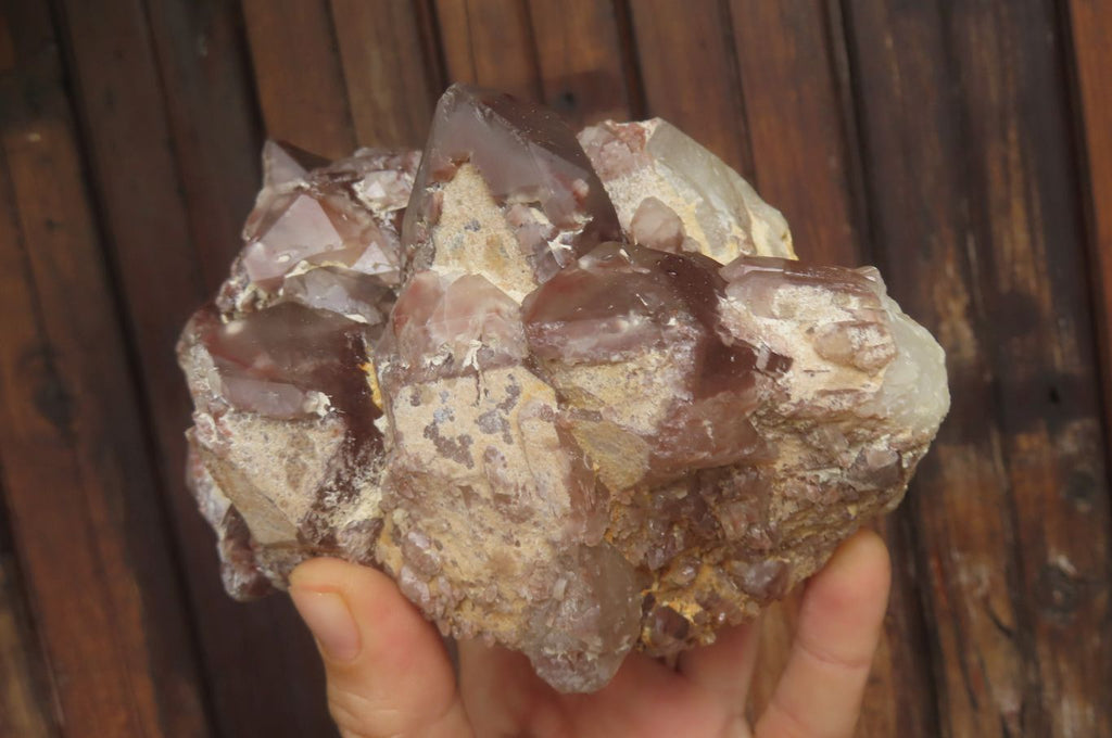 Natural Red Hematoid Quartz Cluster x 1 From Karoi, Zimbabwe - Toprock Gemstones and Minerals 